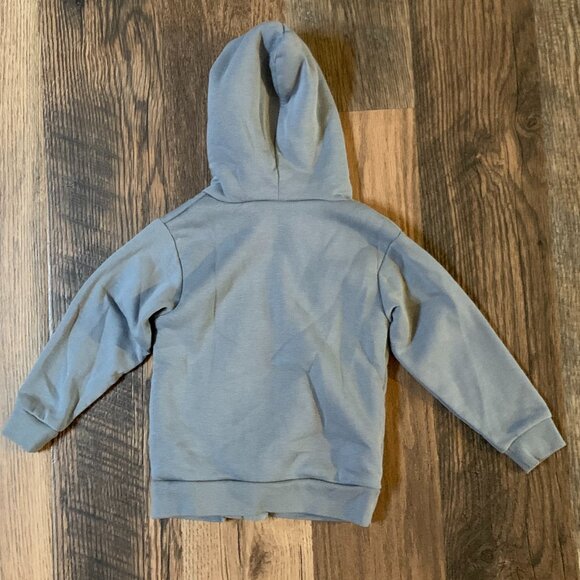 Disney Junior size 2T Boys/Girls Gray Mickey Mouse Hooded Jacket w/Sherpa Lining - Picture 7 of 7